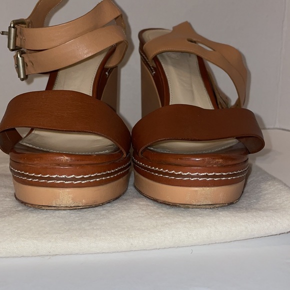 Authentic Chloe Leather wedges 40.5 - Picture 5 of 7